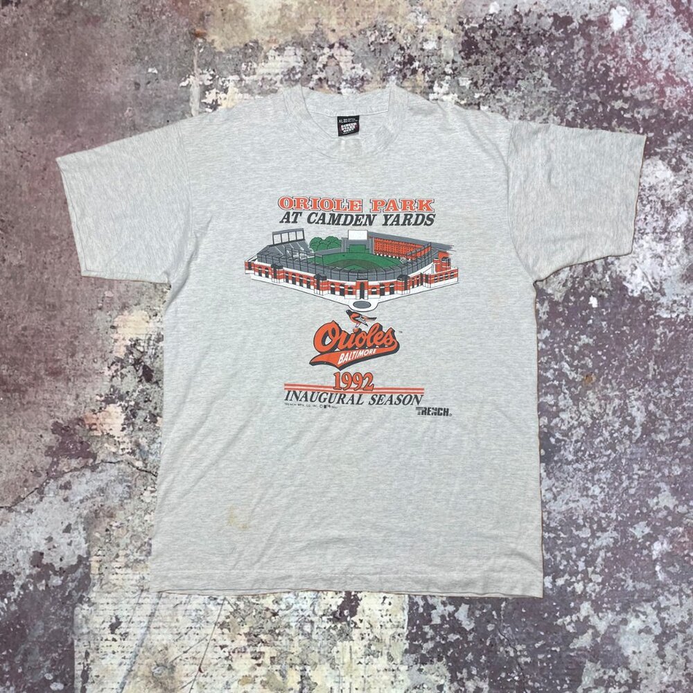 1992 Baltimore Orioles Camden Yards Inaugural Season MLB 90s Vintage T-Shirt XL
